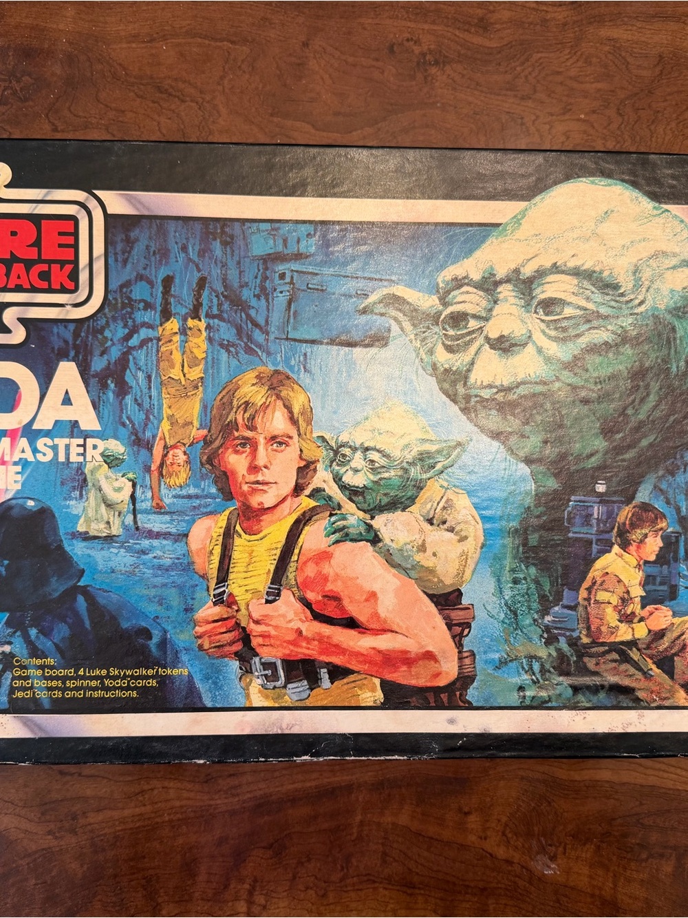 Star Wars Vintage Game Box Art Poster - Luke & Yoda